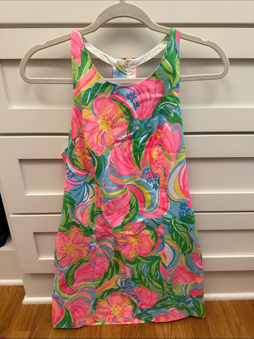 Lilly Pulitzer women’s ' Pink & Green Floral Tank Dress
